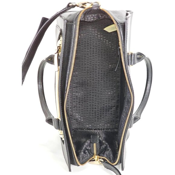 Kate Spade Women's Black Leather Mini Bernadine Hadley Street Satchel Handbag - Picture 8 of 16